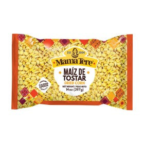 Maíz de tostar perfecto para preparar snacks crujientes tradicionales.