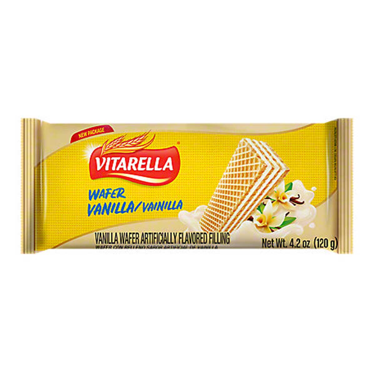 Wafers sabor vainilla con capas crujientes y relleno suave para disfrutar en cualquier momento.