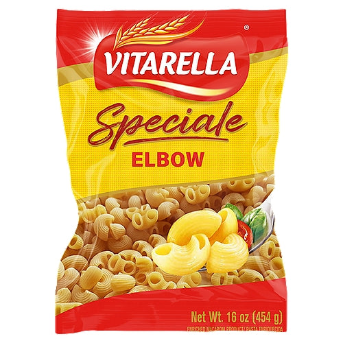 Pasta elbow Vitarella ideal para mac and cheese y ensaladas.
