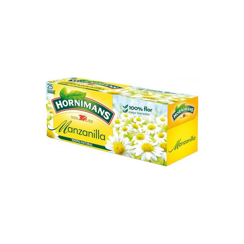 Té de manzanilla Hornimans ideal para momentos de relajación.