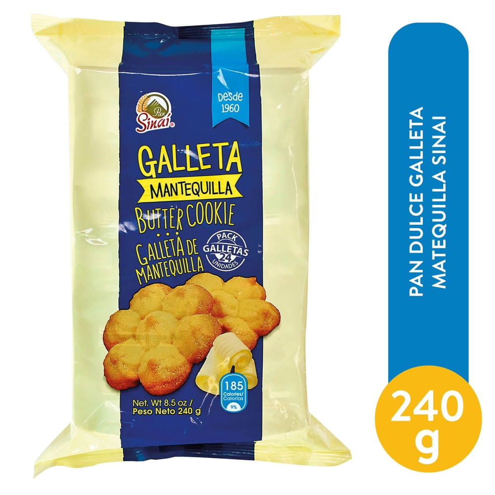 Deliciosas galletas de mantequilla con sabor suave y textura crocante para snacks y meriendas.