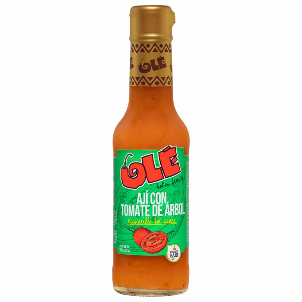 Salsa Ole de ají con tomate de árbol de sabor auténtico.