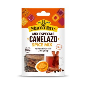 Mix de especias para canelazo Mama Tere ideal para bebidas tradicionales.