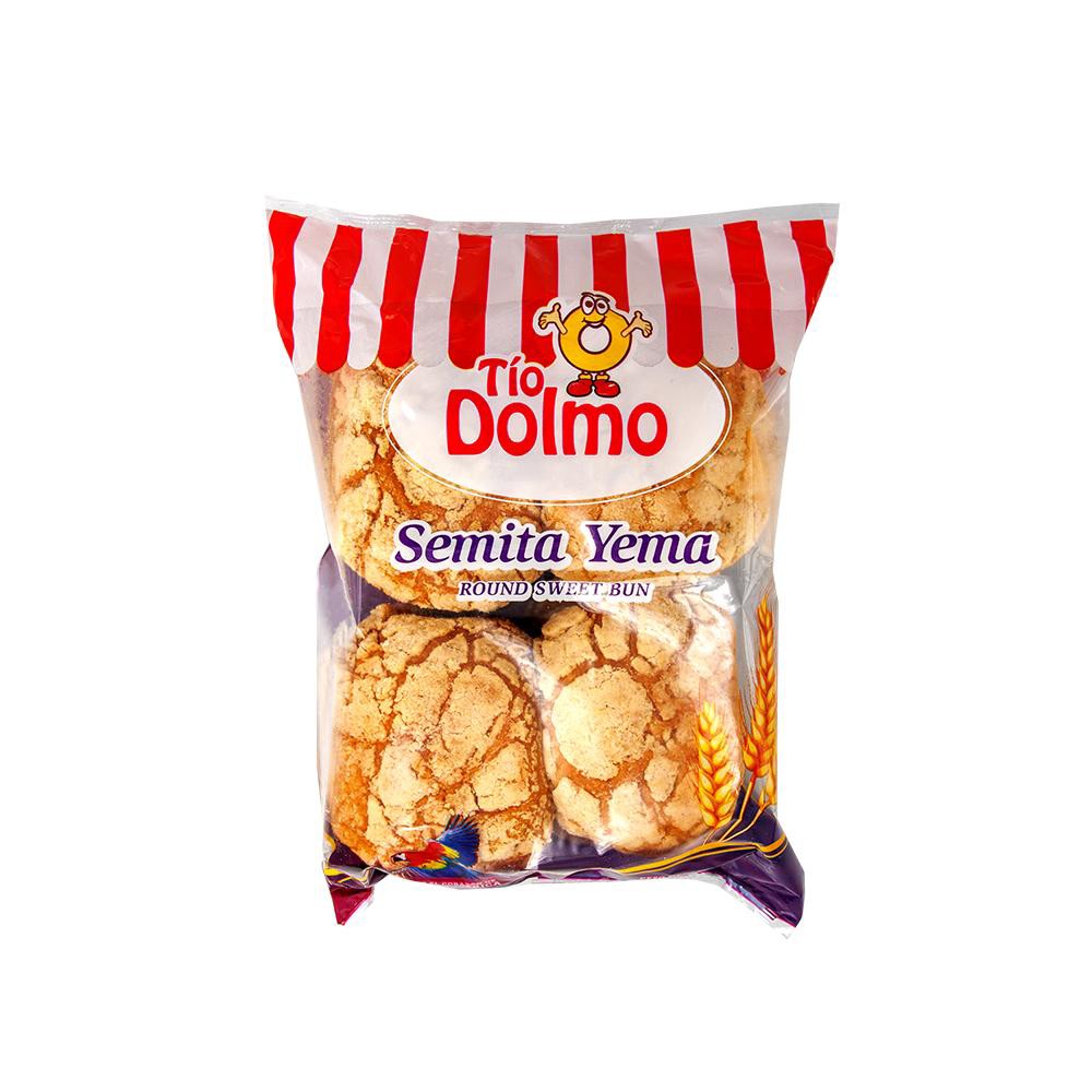 Semita de yema tradicional con textura suave y sabor dulce ideal para acompañar café.