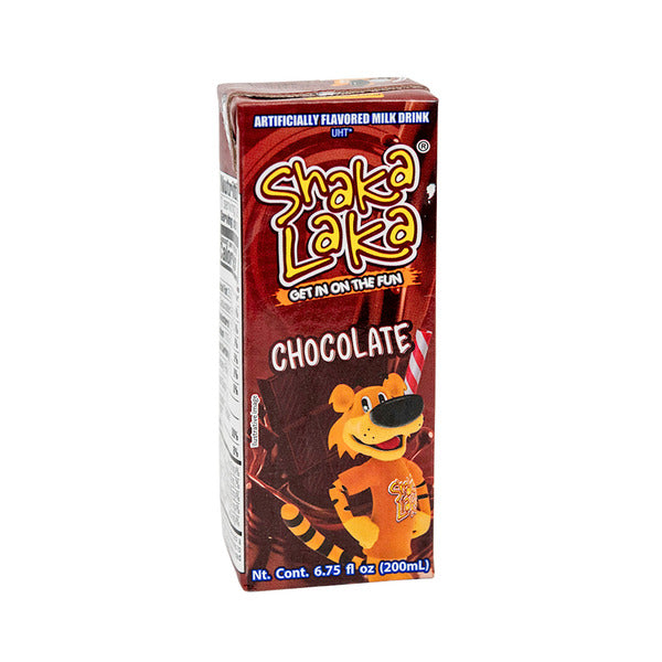 Bebida láctea Shaka Laka sabor chocolate ideal para meriendas y lunch.