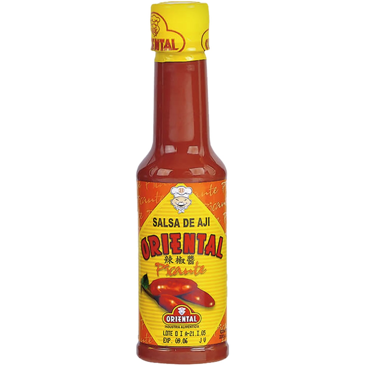 Salsa de ají picante Oriental con sabor intenso y tradicional.