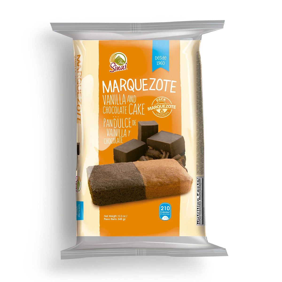 Marquezote marmoleado con sabor casero y textura suave ideal para compartir.