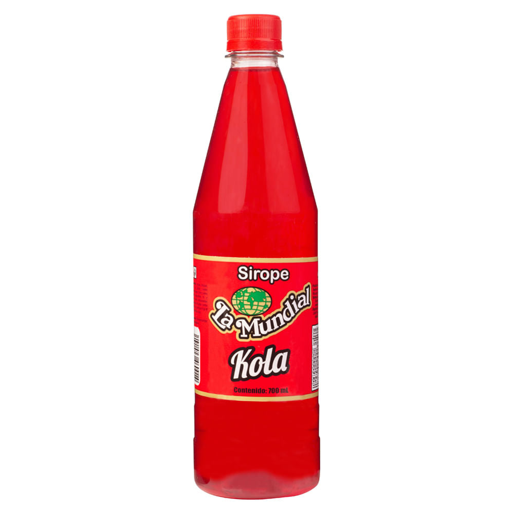 Sirope La Mundial sabor kola ideal para preparar bebidas y recetas tradicionales.