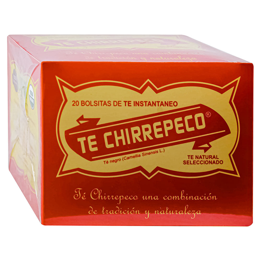 Té negro Chirrepeco con sabor intenso y aroma tradicional.