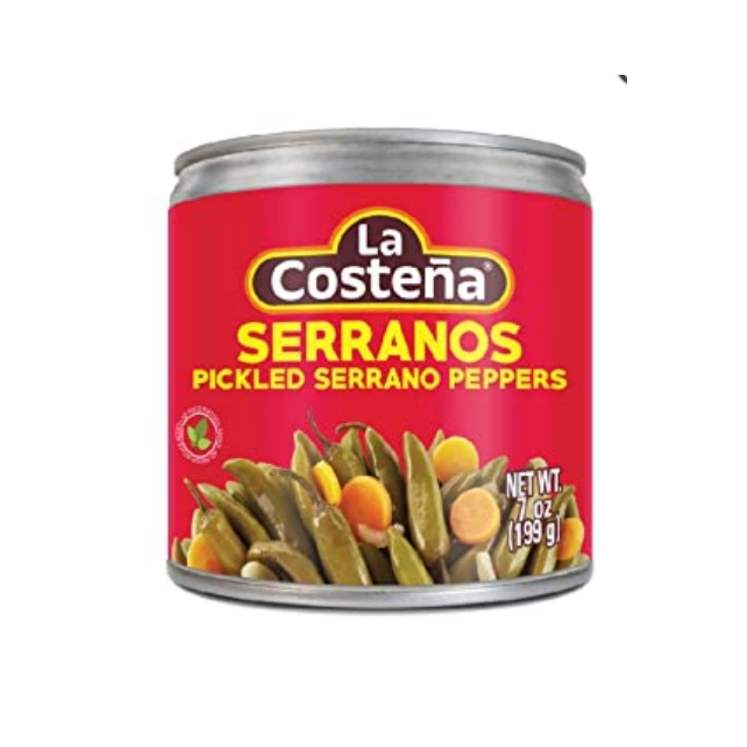 Chiles Serranos 7oz - La Costeña