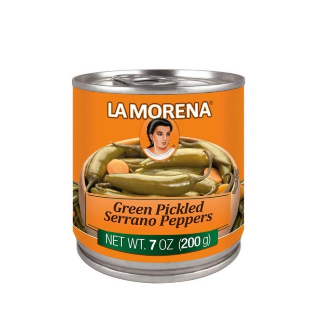 Chiles Serranos 7oz - La Morena