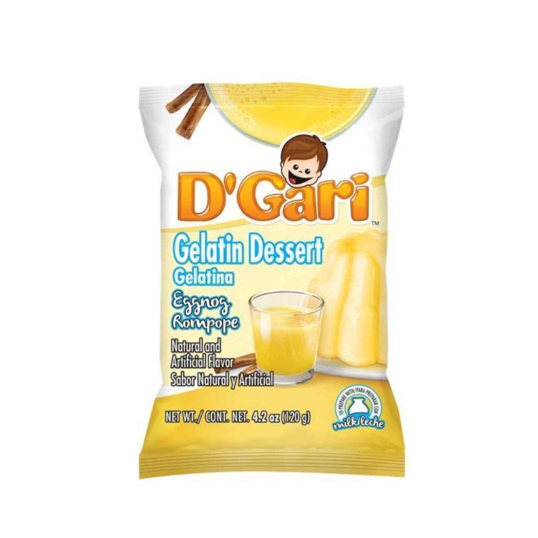 D'Gari Gelatina de Rompope 120 g