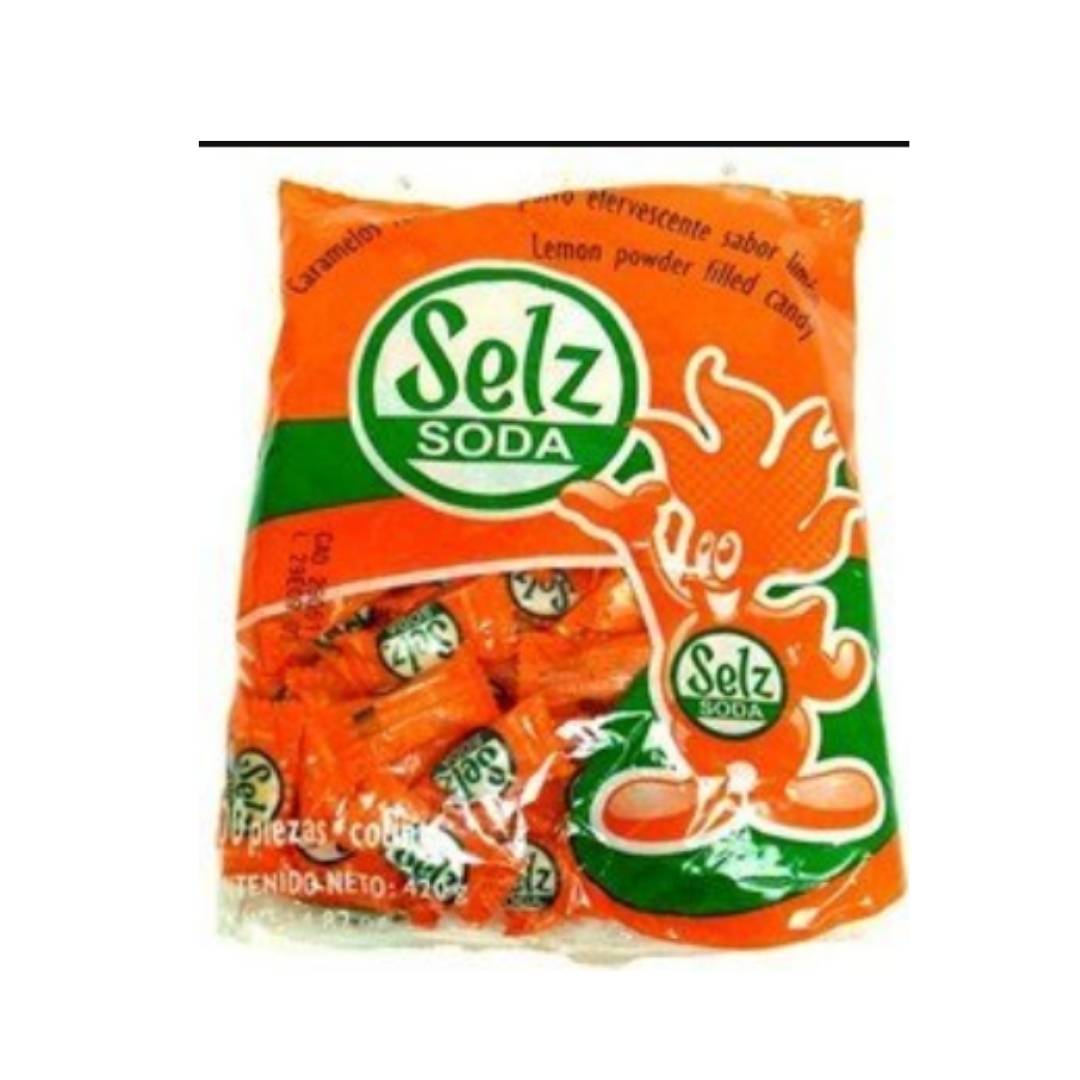 Dulce Selz Soda Anáhuac Sabor Limón 420 g