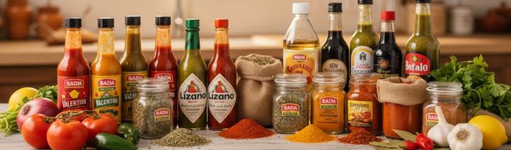Salsas, Condimentos y Sazonadores