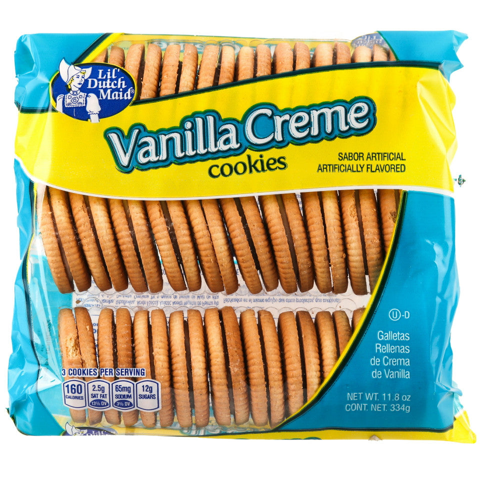 Galletas rellenas con crema de vainilla Lil Dutch Maid ideales para compartir.