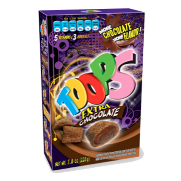 Galletas Toops extra chocolate con sabor intenso y textura suave.