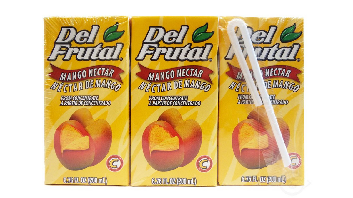 Néctar Del Frutal sabor mango en envase tetra ideal para consumo diario y loncheras.