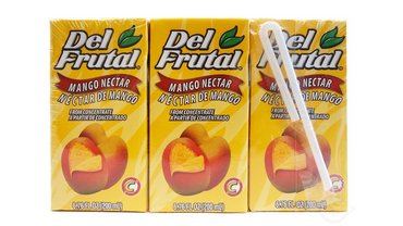 Néctar Del Frutal sabor mango en envase tetra ideal para consumo diario y loncheras.