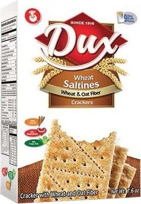 Crackers Dux con doble fibra, ideales para quienes buscan una opción con mayor contenido de fibra.