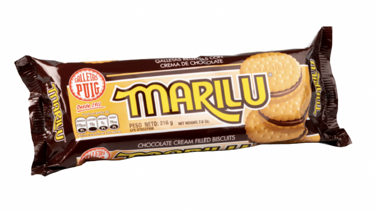 Galletas Marilu de chocolate con sabor intenso y textura crujiente para disfrutar en cualquier momento.