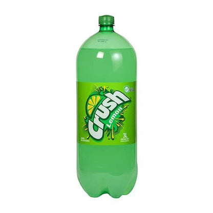 Refresco Crush sabor limón en presentación familiar ideal para reuniones y comidas.