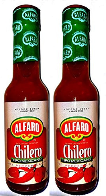 Salsa picante mexicana Alfaro con sabor intenso para tacos y snacks.