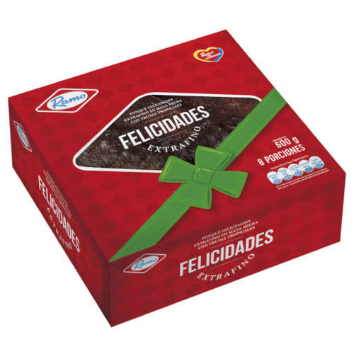 Ponqué Ramo Felicidades ideal para celebraciones y meriendas.
