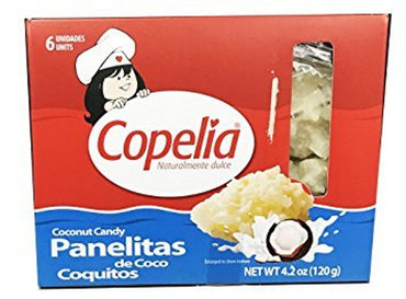 Dulces de coco Copelia con sabor tradicional y textura suave, ideales para compartir.