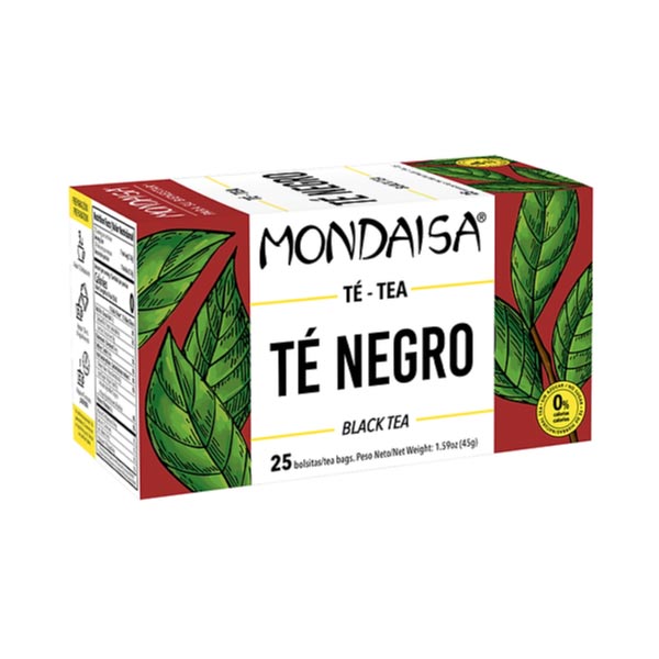 Té negro Mondaisa con sabor intenso y tradicional.