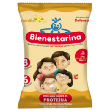 Complemento alimenticio sabor vainilla ideal para toda la familia.