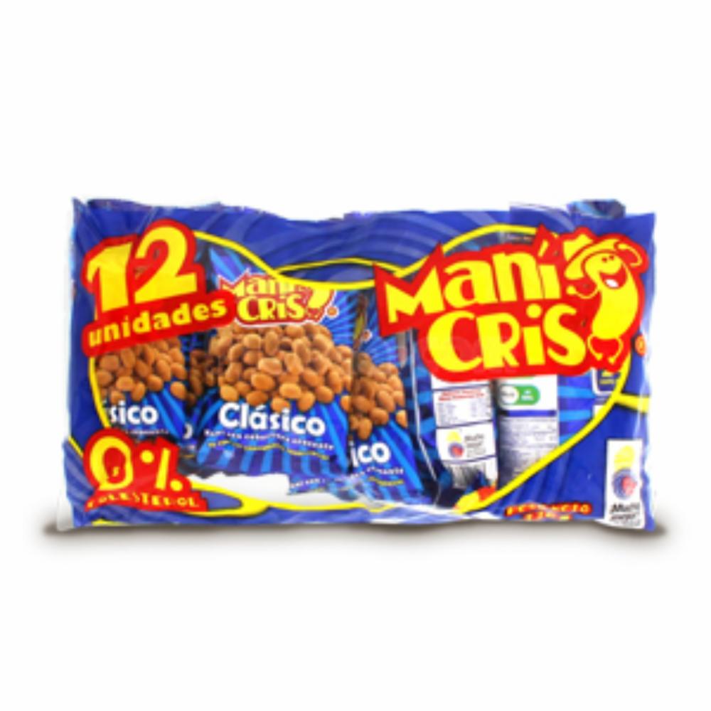 Multipack Mani Cris con variedad de snacks de maní ideales para compartir.