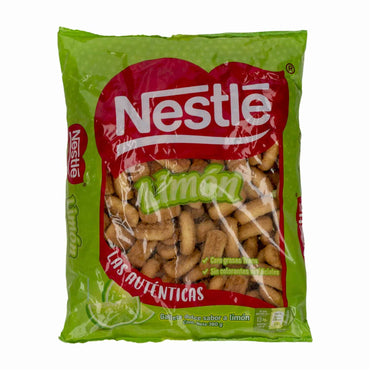 Galletas dulces con refrescante sabor limón ideales para meriendas ligeras.