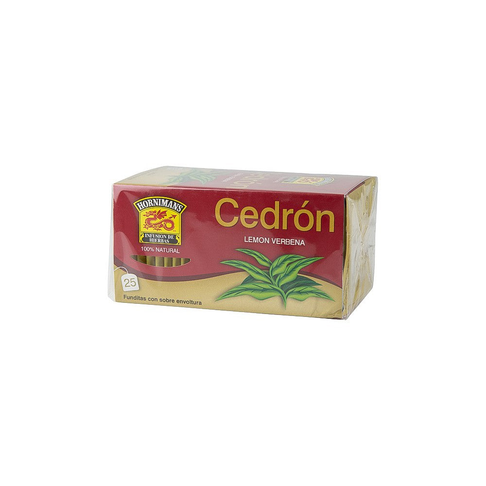 Té de cedrón Hornimans ideal para disfrutar caliente o frío.