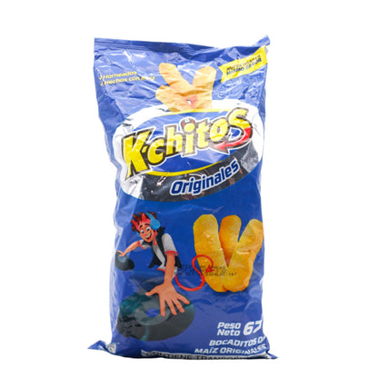 Snack de maíz K-Chitos con textura crocante ideal para snacks y reuniones.