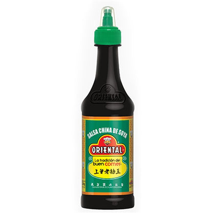 Salsa china Oriental ideal para marinar y cocinar recetas asiáticas y latinas.