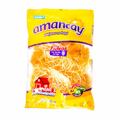 Pasta cabello de ángel ideal para sopas y recetas tradicionales latinas.