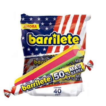 Dulces Barrilete chewy surtidos en bolsa grande ideal para compartir.