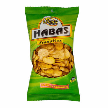 Habas saladitas Lanher con textura crocante ideales para snacks y compartir.