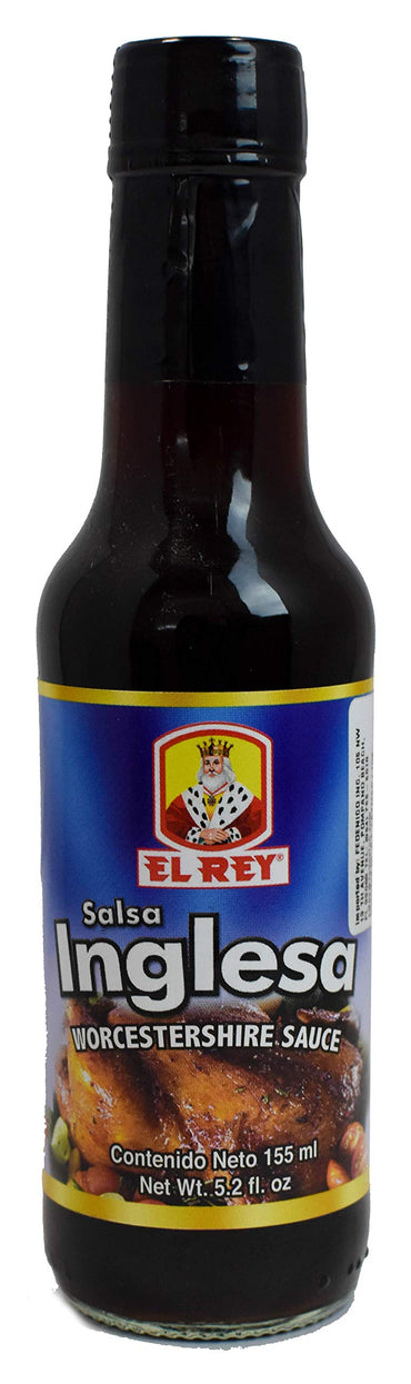 Salsa Worcestershire El Rey utilizada para carnes, marinadas, parrillas y recetas tradicionales con sabor intenso y condimentado.