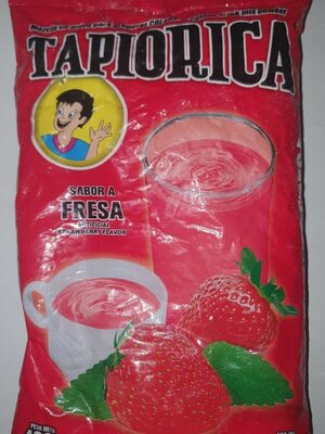 Mezcla sabor fresa tamaño familiar para bebidas deliciosas.
