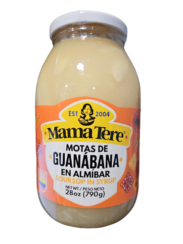 Guanábana en almíbar con sabor tropical ideal para postres y bebidas.