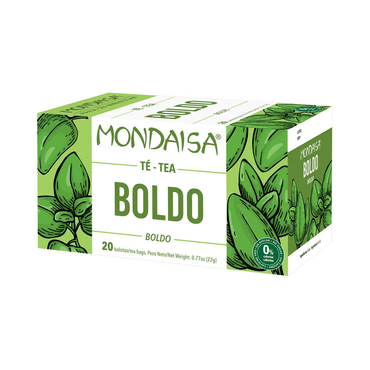 Té de boldo Mondaisa con mezcla herbal tradicional.