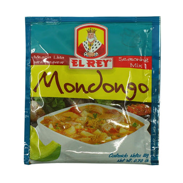 Mezcla de especias El Rey para preparar mondongo con sabor tradicional colombiano y preparación práctica.