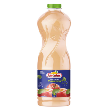Jugo Natulac sabor manzana listo para disfrutar frío.