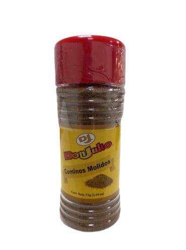 Comino molido Don Julio para sazonar carnes, arroz y guisos.