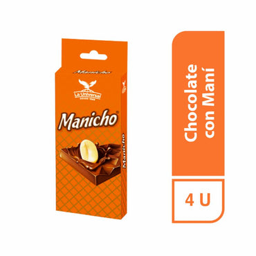 Chocolates Manicho La Universal con delicioso relleno y sabor tradicional ecuatoriano.