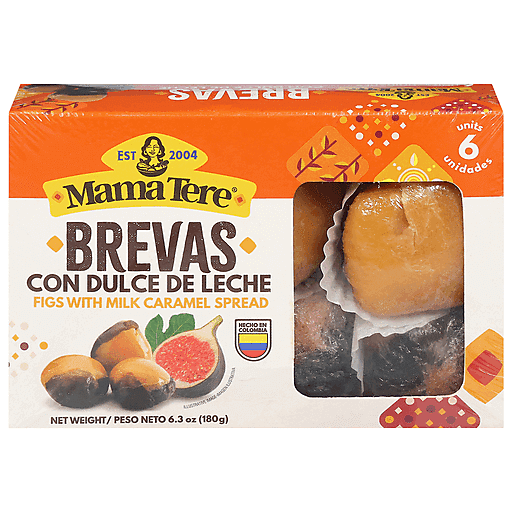 Brevas rellenas con dulce de leche estilo tradicional colombiano.