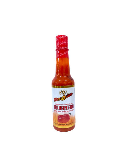 Salsa picante de chile habanero Don Julio con sabor intenso para tacos y comidas latinas.