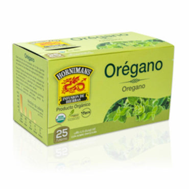 Té de orégano Hornimans con sabor herbal tradicional.
