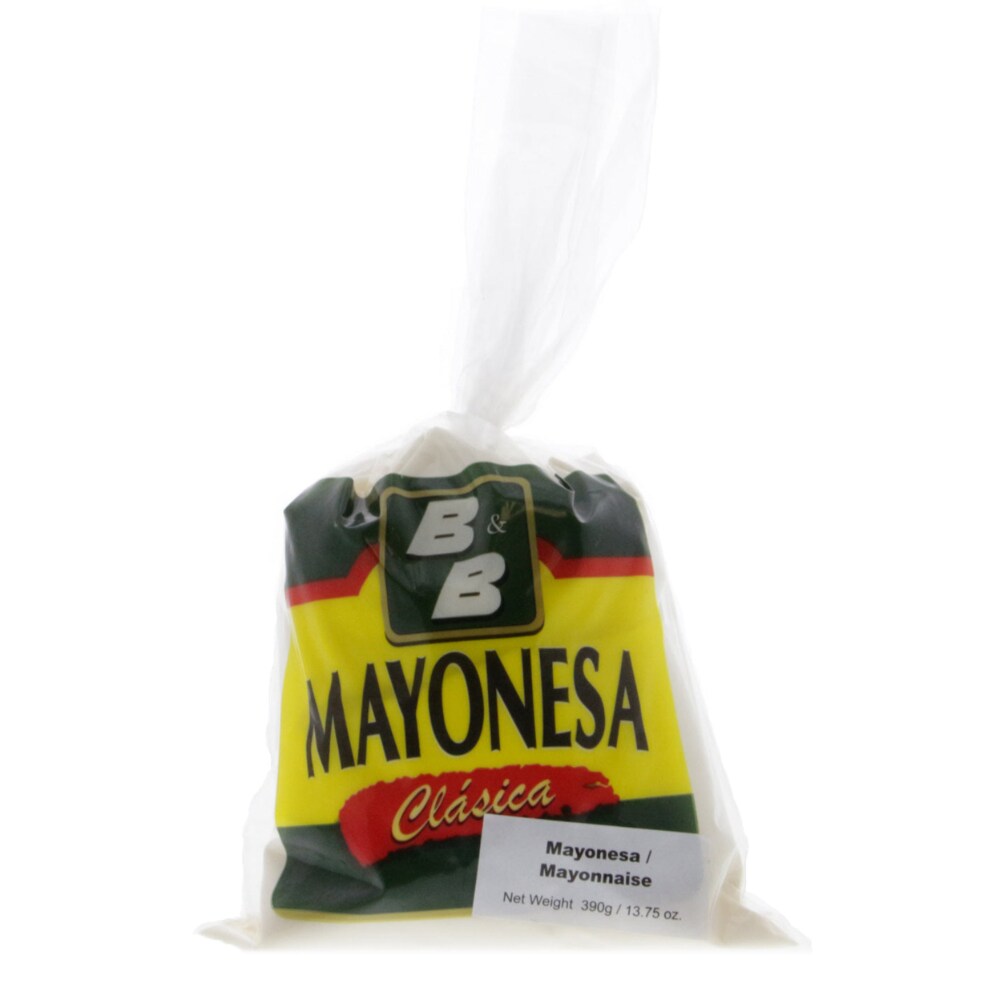Mayonesa B&B cremosa ideal para sandwiches, ensaladas y snacks.